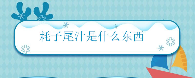 耗子尾汁是什么东西 耗子尾汁什么意思