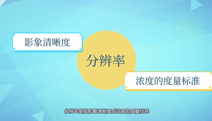分辨率是什么意思 什么是分辨率