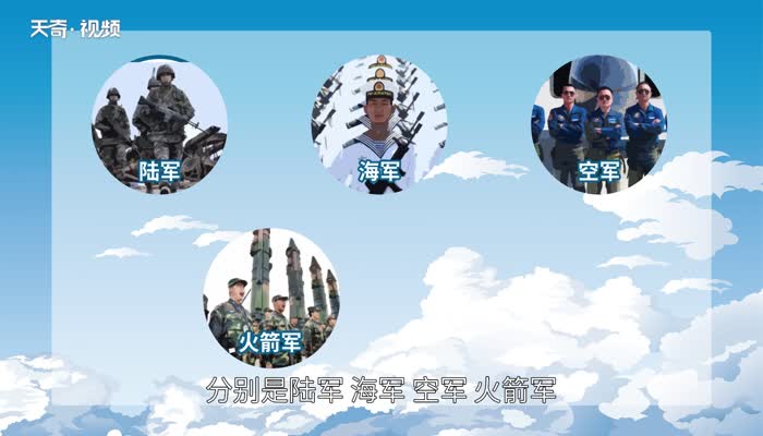 兵种有哪些  当兵都有什么兵种