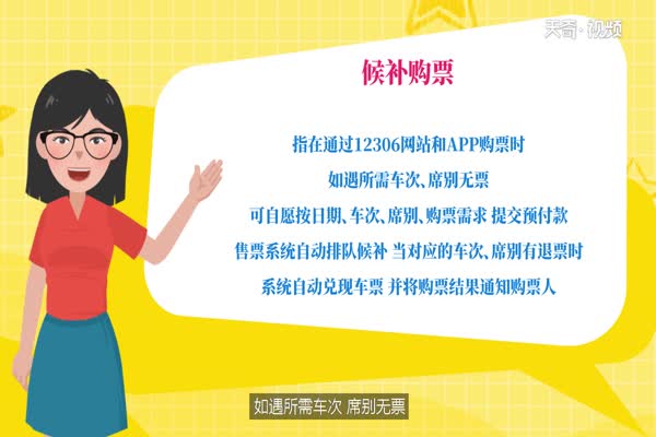 候补购票是什么意思 什么是候补购票