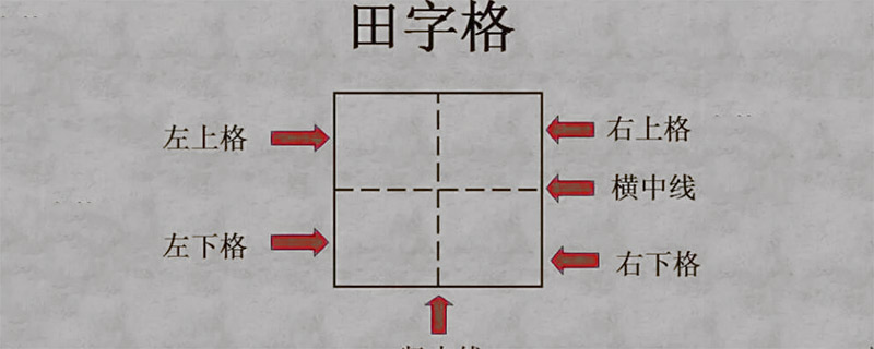 五在田字格的正确写法 五在田字格怎么写