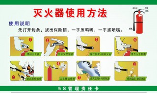 灭火器一提二拔三握四（灭火器一提二拔三握四压）