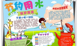 节约用水手抄报内容（节约用水手抄报内容顺口溜）