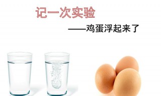 鸡蛋浮水的原理是什么 鸡蛋浮水的原理是什么怎么写