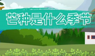 芒种属于哪个季节的节气 芒种属于什么季节的节气