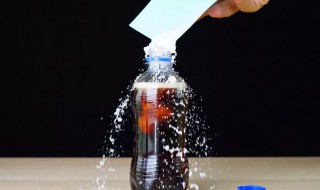 可乐加盐实验原理 可乐加盐实验原理视频