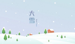 大雪是什么意思 鹅毛大雪是什么意思