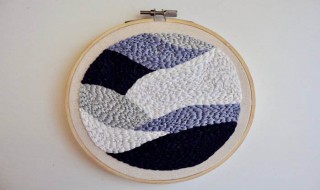 戳戳绣背面怎样处理