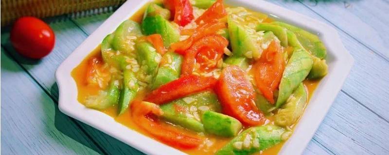 丝瓜和西红柿能一起吃吗（多吃西红柿的好处和坏处）