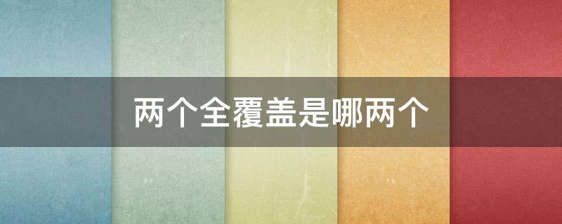两个全覆盖是哪两个（两个全覆盖是哪两个全覆盖）