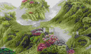 十字绣客厅挂画 十字绣客厅挂画图片