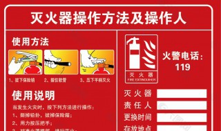 如何正确使用灭火器（如何正确使用灭火器图片）