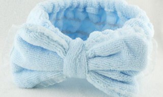 束发带的正确戴法（洗脸束发带的正确戴法）